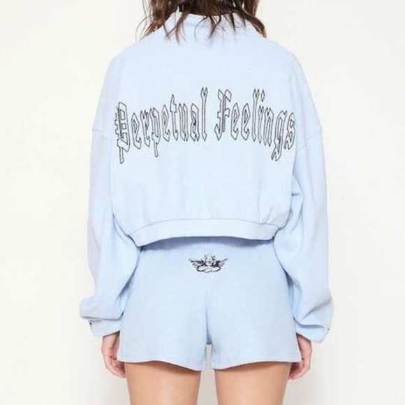 Boys Lie 'Perpetual Feelings' Cropped Sweatshirt - Picture 7 of 16
